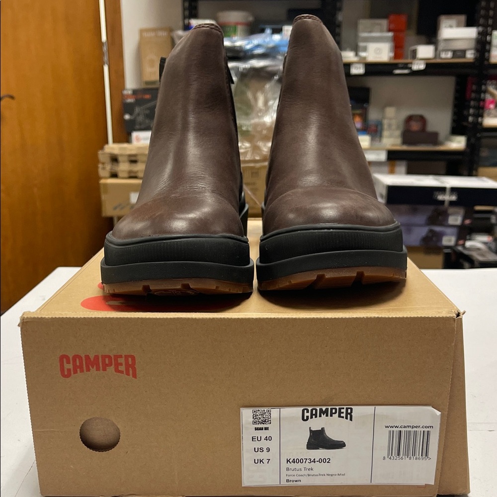 Camper Dark Brown Men's Boots